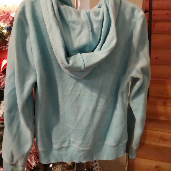 JUSTICE GIRLS AQUA SWEATJACKET.... EUC - Picture 7 of 11